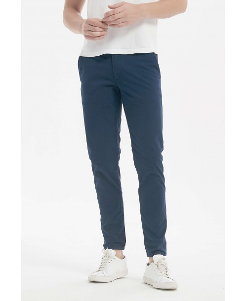 YE-808-15 Pantalon chino stretch slim bleu jeans (T38 à T50)