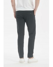 YE-808-7 Pantalon chino stretch slim gris anthra (T38 à T50)
