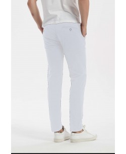 YE-808-12 White fitted chino trouser (T38 to T50)
