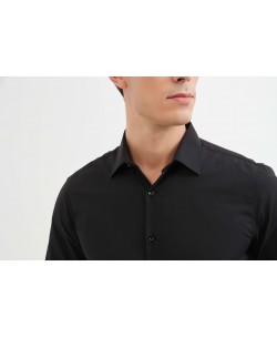 YE-210 Black shirt regular fit