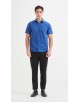 YE-2308 Chemisette bleu roy confort fit