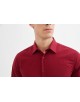 YE-273 Chemise bordeaux coupe confort
