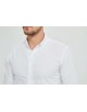OXF-S01 Chemise blanche en 100% coton oxford royal