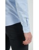 OXF-S02 hemise bleu en 100% coton oxford royal