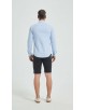 OXF-S02 Chemise bleu en 100% coton oxford royal