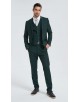 COS-H032V  Costume 3 pcs (T46 à T58) - Vert bouteille