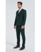 COS-H032V  Costume 3 pcs (T46 à T58) - Vert bouteille