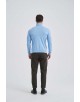 YE-6741-126 Pull col roulé bleu ciel
