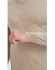YE-6745-201 Pull beige chiné col V