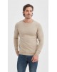 YE-6746-201 Pull col rond - Beige