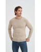 YE-6746-201 Pull col rond - Beige