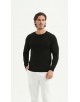 YE-6746-210 Pull col rond - Noir