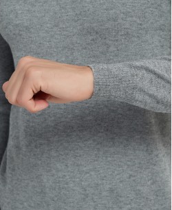 YE-6745-214 Pull gris col V