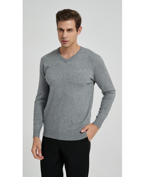 YE-6745-214 Pull gris col V