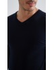 YE-6745-209 Pull bleu marine col V
