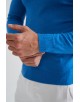 YE-6745-218 Pull Bleu de france col V