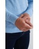 YE-6746-202 Pull col rond - Bleu ciel