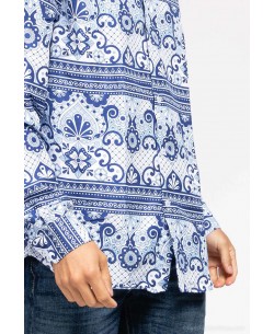 SOFT701-2-"SOFT TOUCH" shirt BARCELONA prints comfort fit