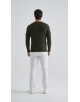 YE-6746-217 Pull col rond - KAKI