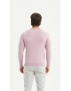 YE-6746-215 Pull col rond - Rose carbone