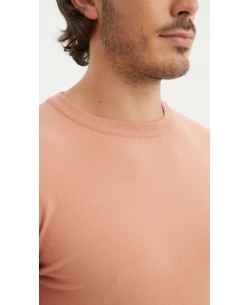 YE-6746-187 Pull col rond - Nude