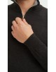 YE-6738-173 Pull col camionneur - Noir vintage