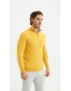 YE-6738-175 Pull col camionneur - Ocre
