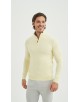 YE-6738-182 Pull col camionneur - Jaune paille