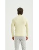 YE-6738-182 Pull col camionneur - Jaune paille