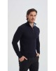 YE-6738-203 Pull col camionneur - Marine vintage