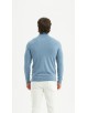 YE-6738-206 Pull col camionneur - Bleu jeans