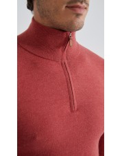 YE-6738-207 Pull col camionneur - Terracotta