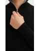 YE-6738-210 Pull col camionneur - Noir