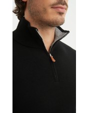 YE-6738-210 Pull col camionneur - Noir
