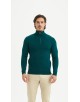 YE-6738-211 Pull col camionneur - Vert amazonie