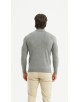 YE-6738-214 Pull col camionneur - Gris argent