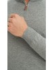 YE-6738-214 Pull col camionneur - Gris argent