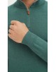 YE-6738-216 Pull col camionneur - Vert menthe