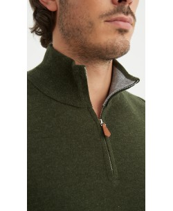 YE-6738-217 Pull col camionneur - Kaki