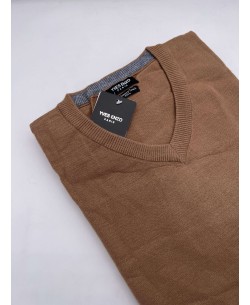 GT45-50 "V" neck beige 2XL to 5XL jumper