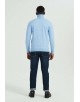 YE-6741-102 Sky blue turtle neck jumpers