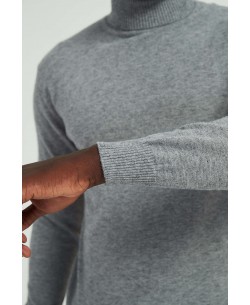 YE-6741-103 Grey turtle neck jumpers