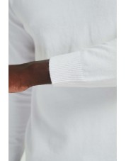 YE-6741-122 White turtle neck jumpers