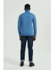 YE-6741-109 Pull col roulé bleu jeans