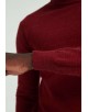 YE-6741-113 Burgundy vintage turtle neck jumpers