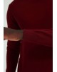YE-6741-114 Pull col roulé bordeaux