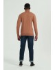 YE-6741-115 Camel turtle neck jumpers