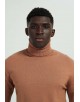 YE-6741-115 Camel turtle neck jumpers