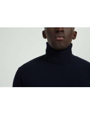 YE-6741-117 Dark blue turtle neck jumpers