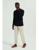 YE-6741-118 Black turtle neck jumpers